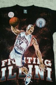 Large Illinois basketball t shirt